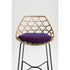 Minimalist Cut Outdoor Barstool with Steel Frame by Potocco | Casa Design Group