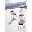 Modern Cut Outdoor Dining Chair with Powder-Coated Steel Frame by Potocco | Casa Design Group