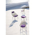 Modern Cut Outdoor Dining Chair with Powder-Coated Steel Frame by Potocco | Casa Design Group