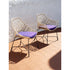 Modern Cut Outdoor Dining Chair with Powder-Coated Steel Frame by Potocco | Casa Design Group