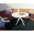 Modern Cut Outdoor Dining Chair with Powder-Coated Steel Frame by Potocco | Casa Design Group