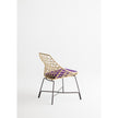 Modern Cut Outdoor Dining Side Chair with  Powder-Coated Steel Frame by Potocco | Casa Design Group