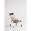 Contemporary Cut Outdoor Lounge Chair with Epoxy Steel Frame by Potocco | Casa Design Group