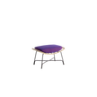 Contemporary Cut Outdoor Pouf with Epoxy Steel Frame by Potocco | Casa Design Group