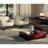 Contemporary Dafne lounge chair by Frigerio with sculptural upholstered design