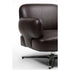 Contemporary Dafne lounge chair by Frigerio with sculptural upholstered design