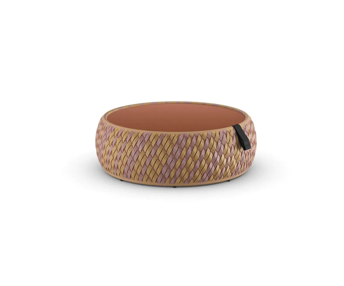 Sculptural DALA Coffee Table in vibrant tones by Dedon | Casa Design Group