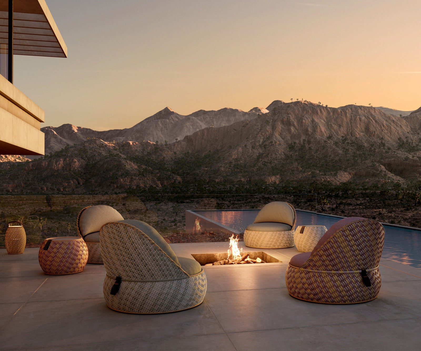 DALA Lounge Chair by Dedon – modern handwoven outdoor seating | Casa Design Group