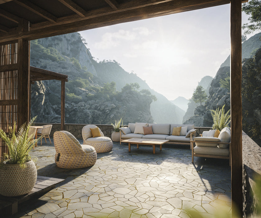 DALA Lounge Chair by Dedon – modern handwoven outdoor seating | Casa Design Group