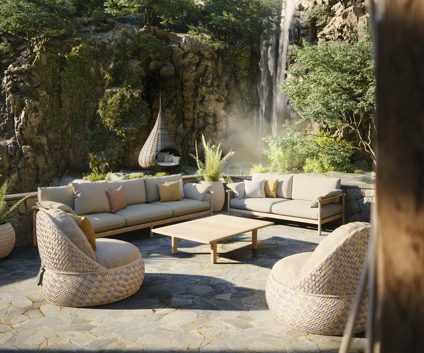 DALA Lounge Chair by Dedon – modern handwoven outdoor seating | Casa Design Group