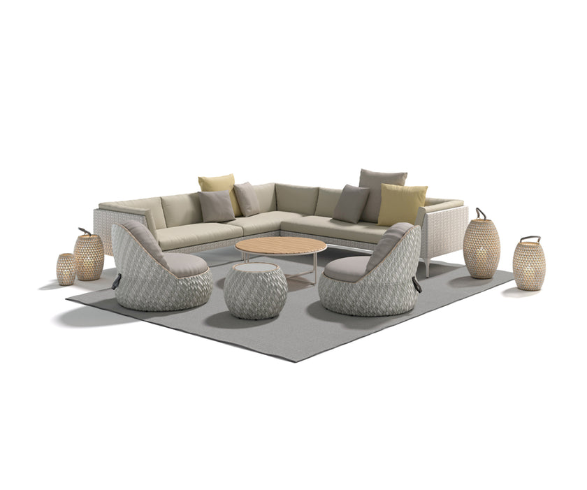 DALA Lounge Chair by Dedon – modern handwoven outdoor seating | Casa Design Group