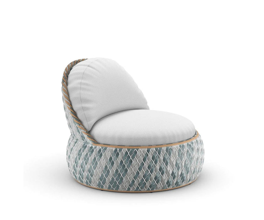 DALA Lounge Chair by Dedon – modern handwoven outdoor seating | Casa Design Group