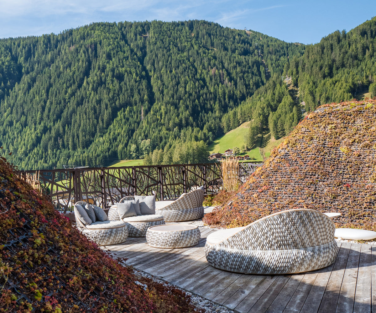 Dala Loveseat by Dedon – handwoven outdoor sofa for two | Casa Design Group