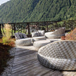 Dala Loveseat by Dedon – handwoven outdoor sofa for two | Casa Design Group