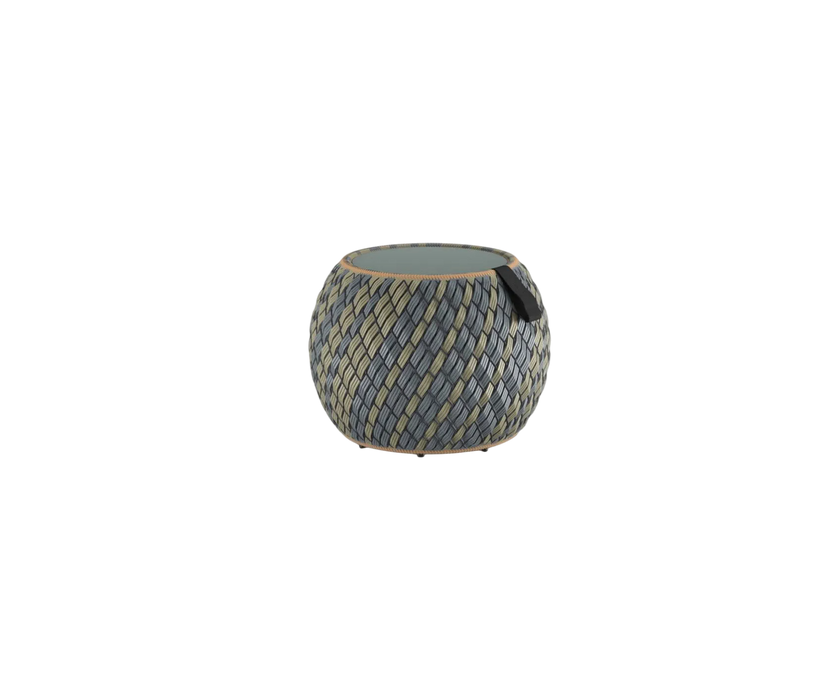 Colorful DALA Side Table by Dedon – modern outdoor accent | Casa Design Group
