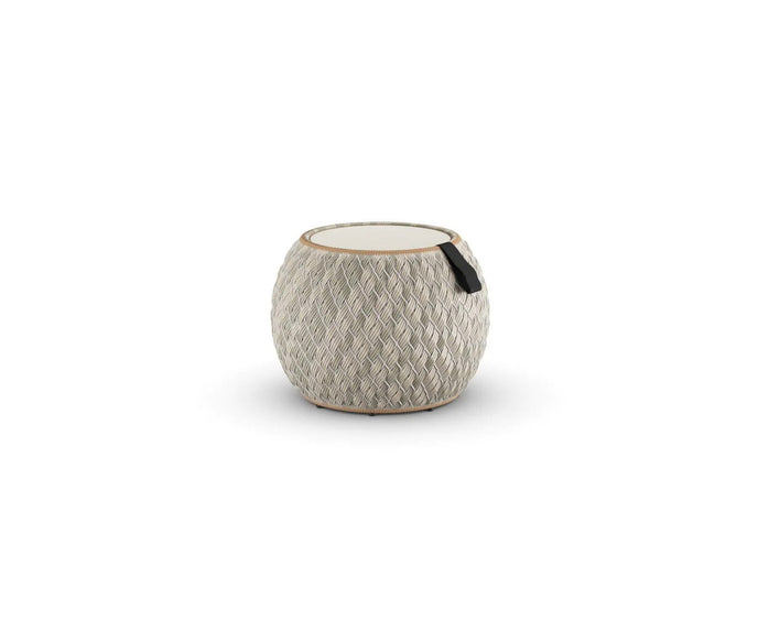 Colorful DALA Side Table by Dedon – modern outdoor accent | Casa Design Group