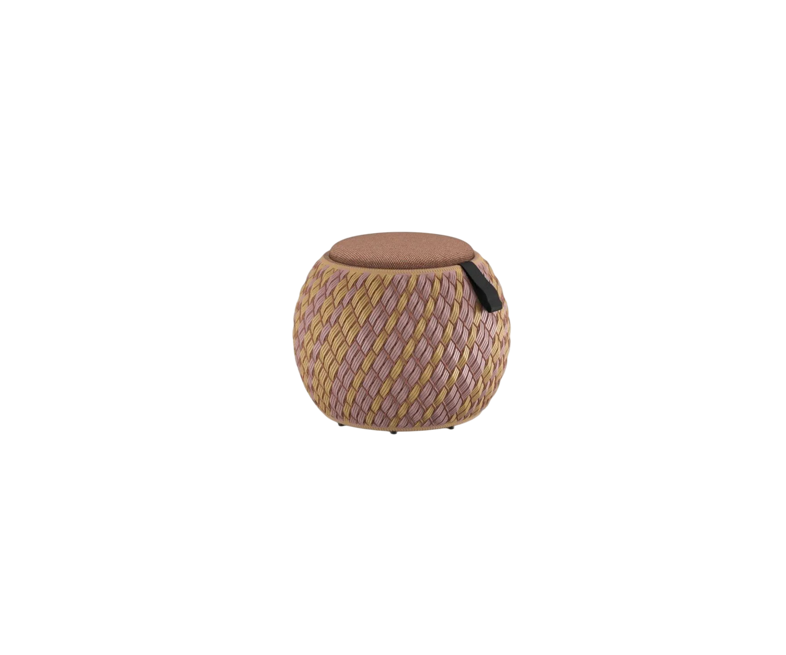 Handwoven Dala Stool by Dedon – versatile patio furniture | Casa Design Group