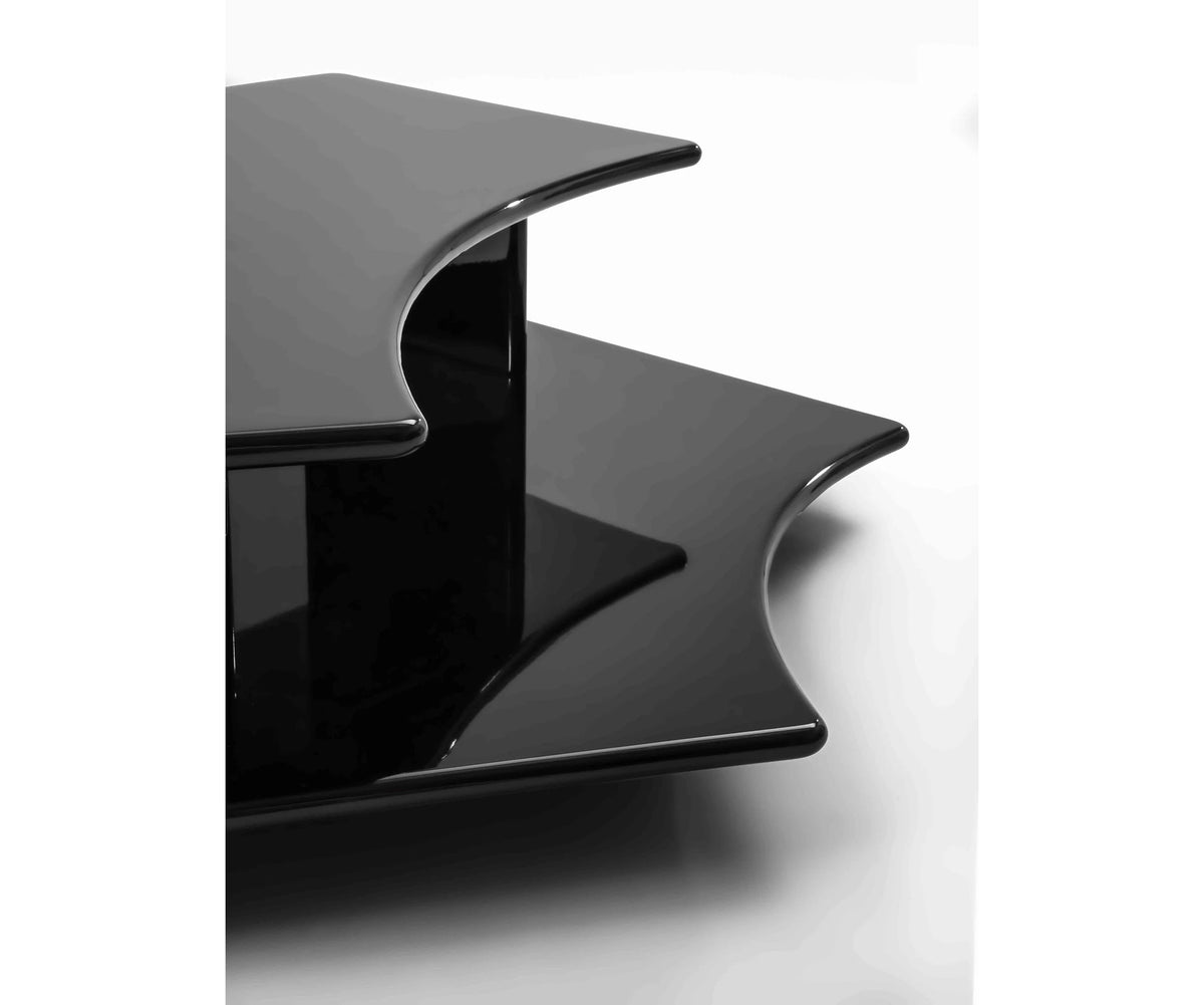 Frigerio Dao Coffee Table with sculptural curves and lacquered finish for contemporary luxury interiors Casa Design Group