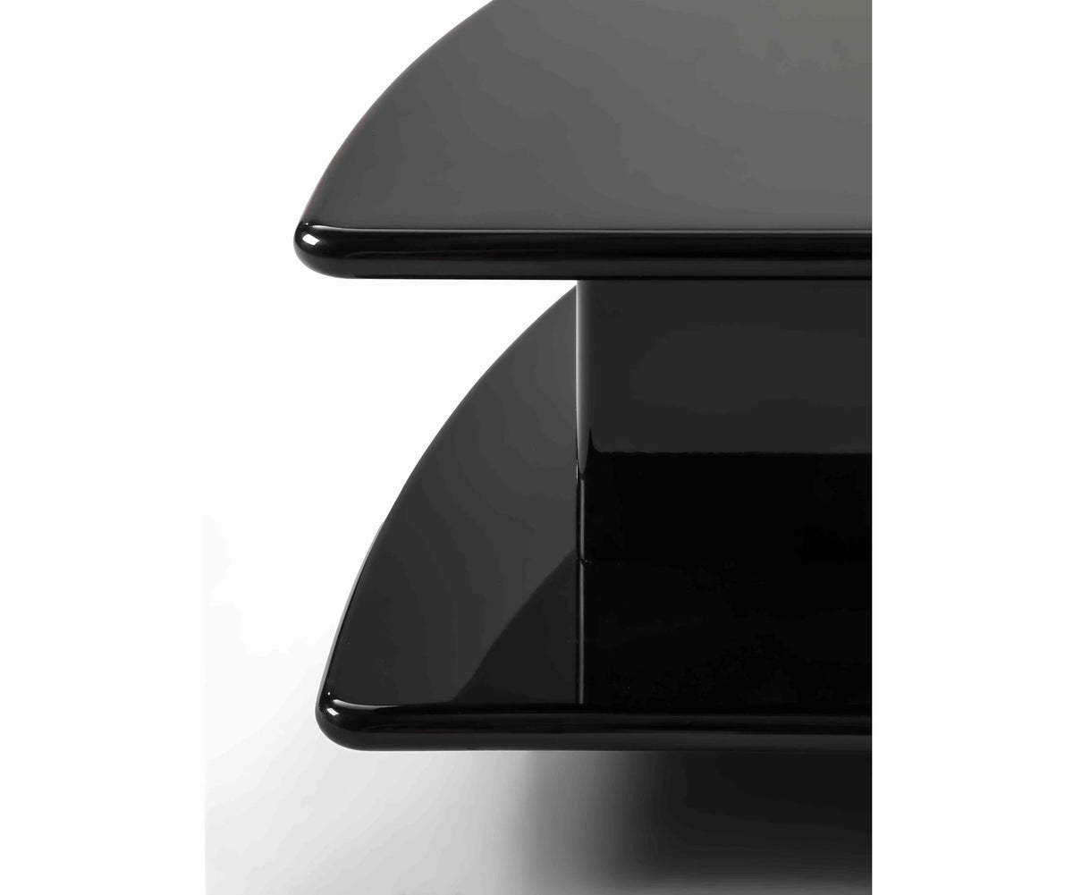 Frigerio Dao Coffee Table with sculptural curves and lacquered finish for contemporary luxury interiors Casa Design Group
