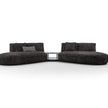 Contemporary modular Dao Soft sofa by Frigerio with elegant upholstered seating