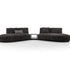 Contemporary modular Dao Soft sofa by Frigerio with elegant upholstered seating