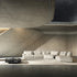 Contemporary modular Dao Soft sofa by Frigerio with elegant upholstered seating