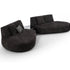 Contemporary modular Dao Soft sofa by Frigerio with elegant upholstered seating