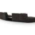 Contemporary modular Dao Soft sofa by Frigerio with elegant upholstered seating