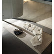 Contemporary modular Dao Soft sofa by Frigerio with elegant upholstered seating
