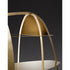 Airframe Bookcase by De Castelli in Brushed Brass with Sculptural Hammered Metal Design | Casa Design Group