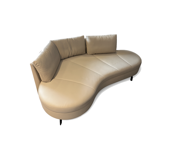 Modern De Sede DS-167/19 Sofa with Sliding Backrest and Stainless Steel Feet Casa Design Group