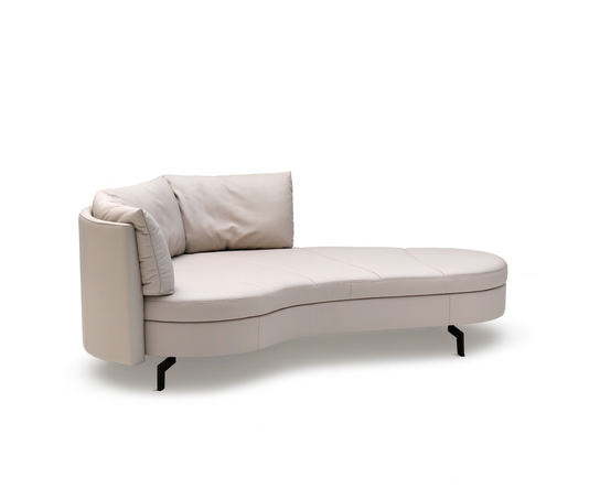Modern De Sede DS-167/19 Sofa with Sliding Backrest and Stainless Steel Feet Casa Design Group