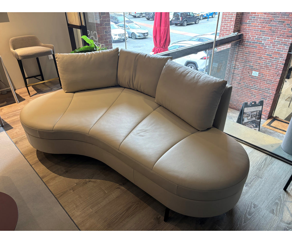 Modern De Sede DS-167/19 Sofa with Sliding Backrest and Stainless Steel Feet Casa Design Group