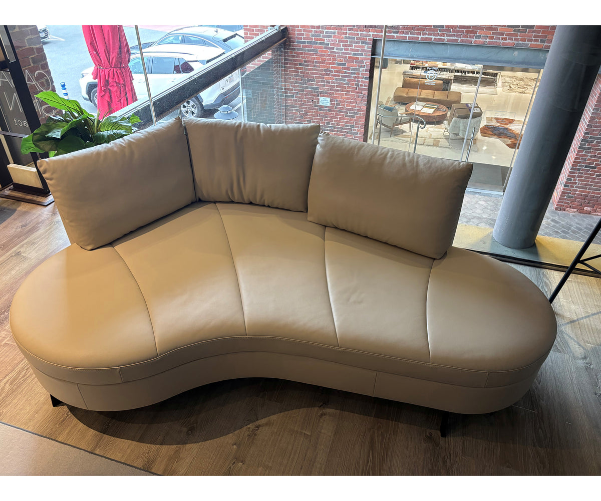 Modern De Sede DS-167/19 Sofa with Sliding Backrest and Stainless Steel Feet Casa Design Group