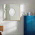 Contemporary Cassina Deadline Mirror with Ash Frame and Graphic Reflections Casa Design Group