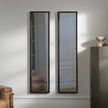 Contemporary Cassina Deadline Mirror with Ash Frame and Graphic Reflections Casa Design Group