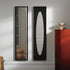 Contemporary Cassina Deadline Mirror with Ash Frame and Graphic Reflections Casa Design Group