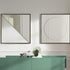 Contemporary Cassina Deadline Mirror with Ash Frame and Graphic Reflections Casa Design Group