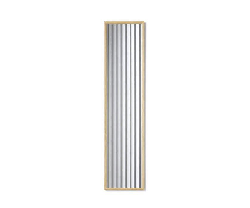 Contemporary Cassina Deadline Mirror with Ash Frame and Graphic Reflections Casa Design Group
