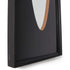 Contemporary Cassina Deadline Mirror with Ash Frame and Graphic Reflections Casa Design Group