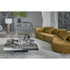 Decoro decorative coffee table by Rugiano with a hand-finished artistic tabletop.