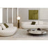 Decoro decorative coffee table by Rugiano with a hand-finished artistic tabletop.