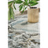 Decoro decorative coffee table by Rugiano with a hand-finished artistic tabletop.