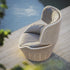Sustainable luxury wing chair for outdoor lounging by Dedon, Seashell Grand collection – Casa Design Group
