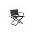 Dedon Seax Lounge Chair with teak-finished plywood armrests and foldable aluminum frame – Casa Design Group