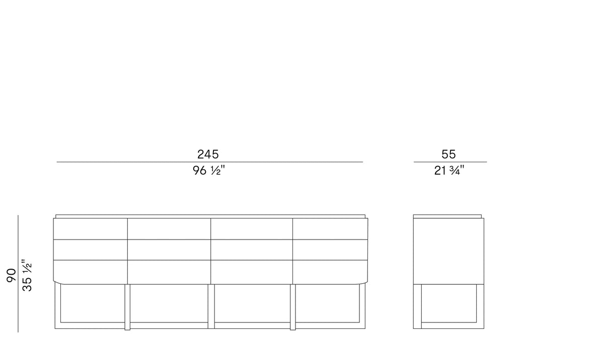 High End Diva Sideboard by Potocco Casa Design Group