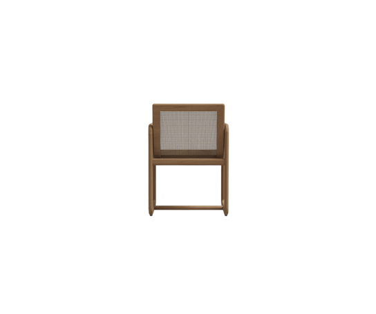 Stylish Dock Teak Outdoor Dining Armchair by Danao  | Casa Design Group