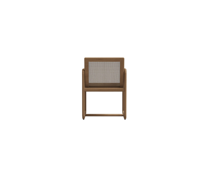 Stylish Dock Teak Outdoor Dining Armchair by Danao  | Casa Design Group
