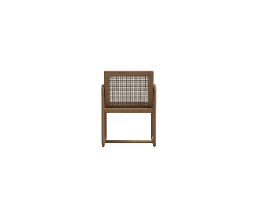 Stylish Dock Teak Outdoor Dining Armchair by Danao  | Casa Design Group