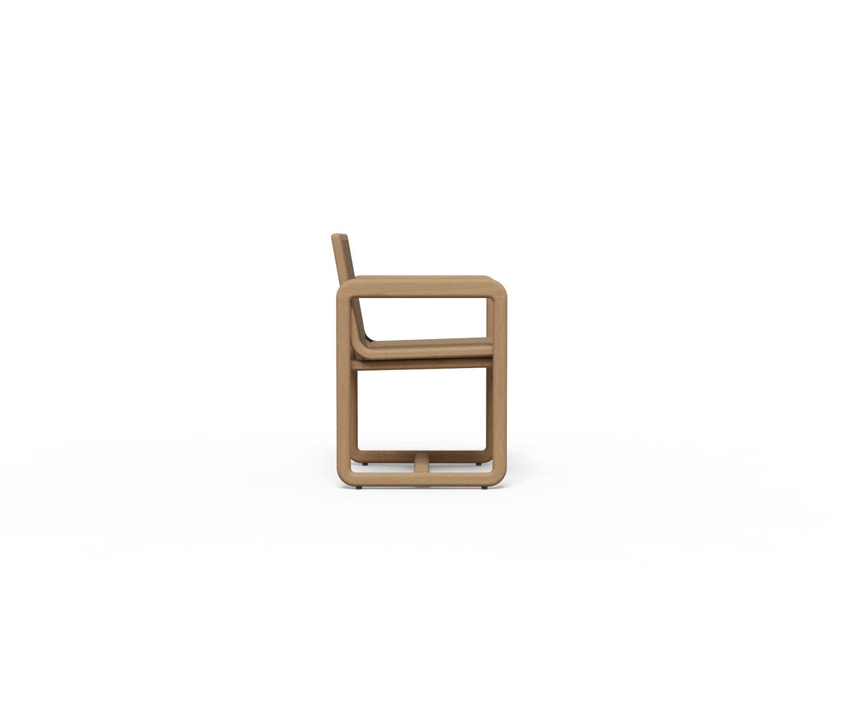 Stylish Dock Teak Outdoor Dining Armchair by Danao  | Casa Design Group